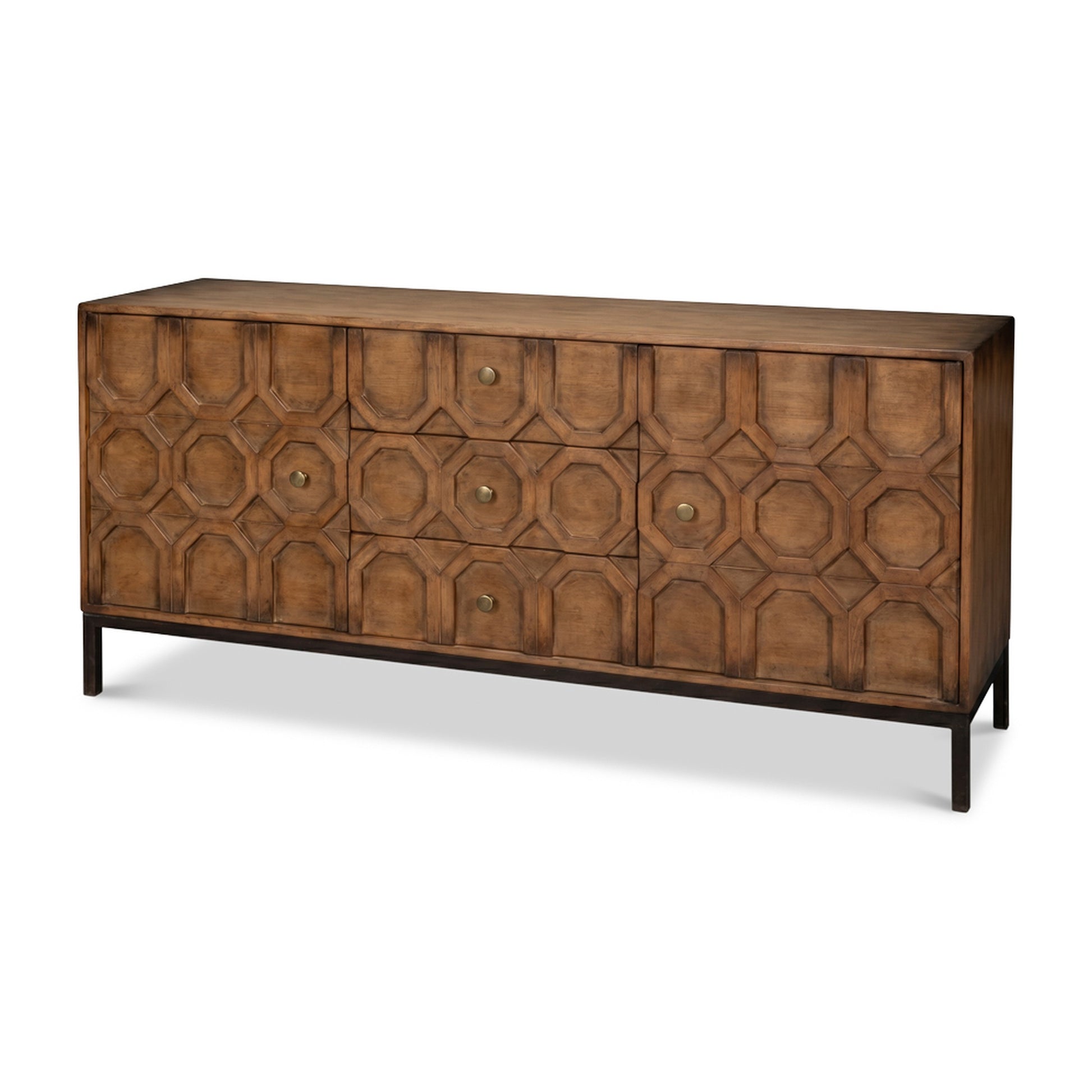 Becket Sideboard, Brown by Sarreid Ltd