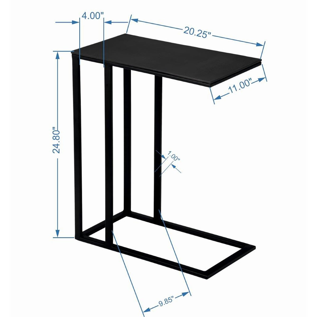 Elements Tanu C Table End Table - Antique ZInc by Urbia - detail 8