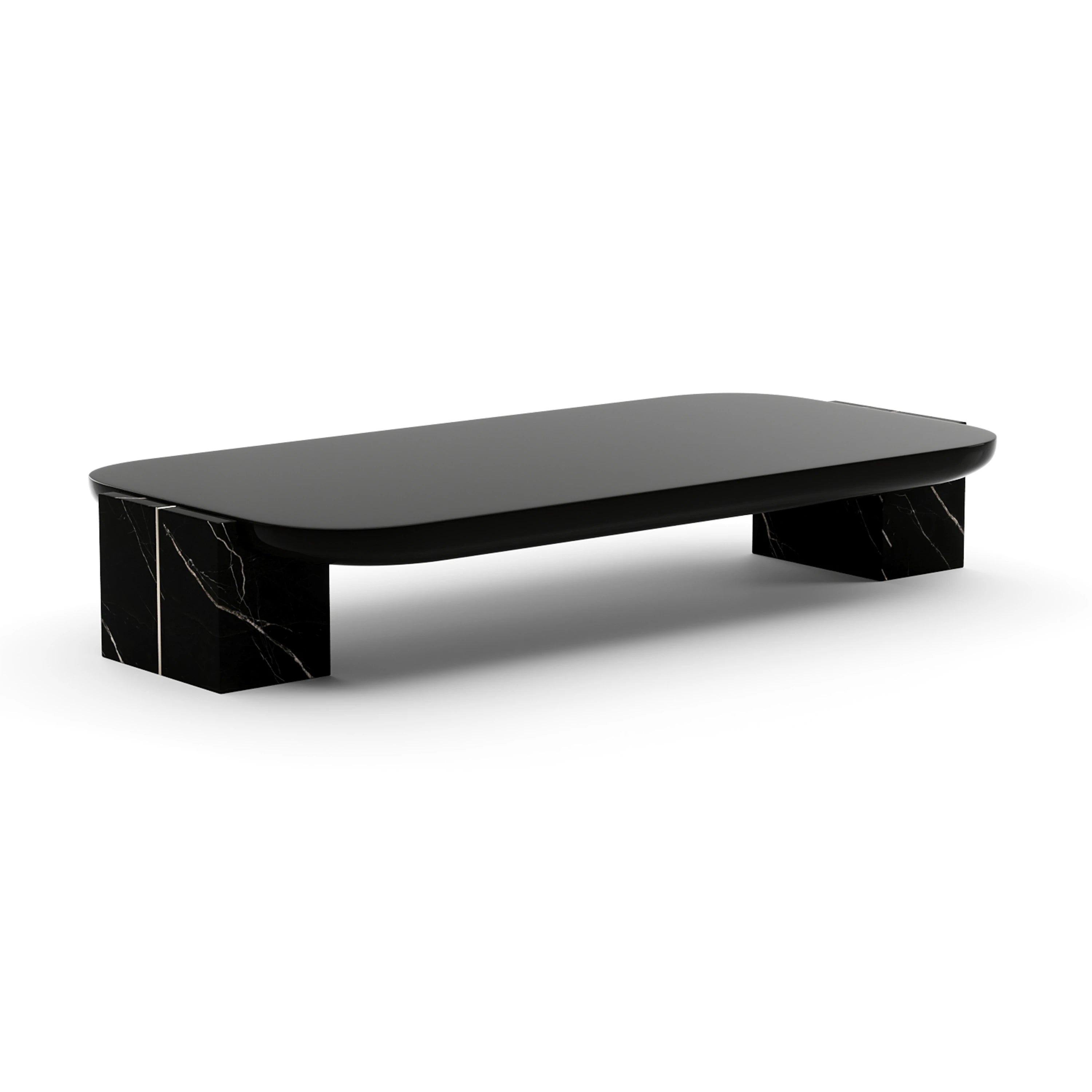 Overlap Rectangle Cocktail Table 70" by Caracole - view 5