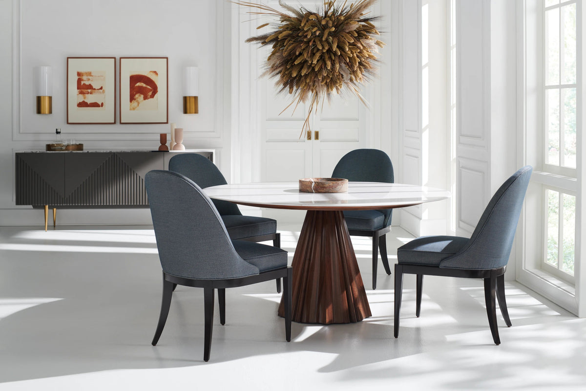 All Natural Rich Walnut Dining Table 60" by Caracole - view 2
