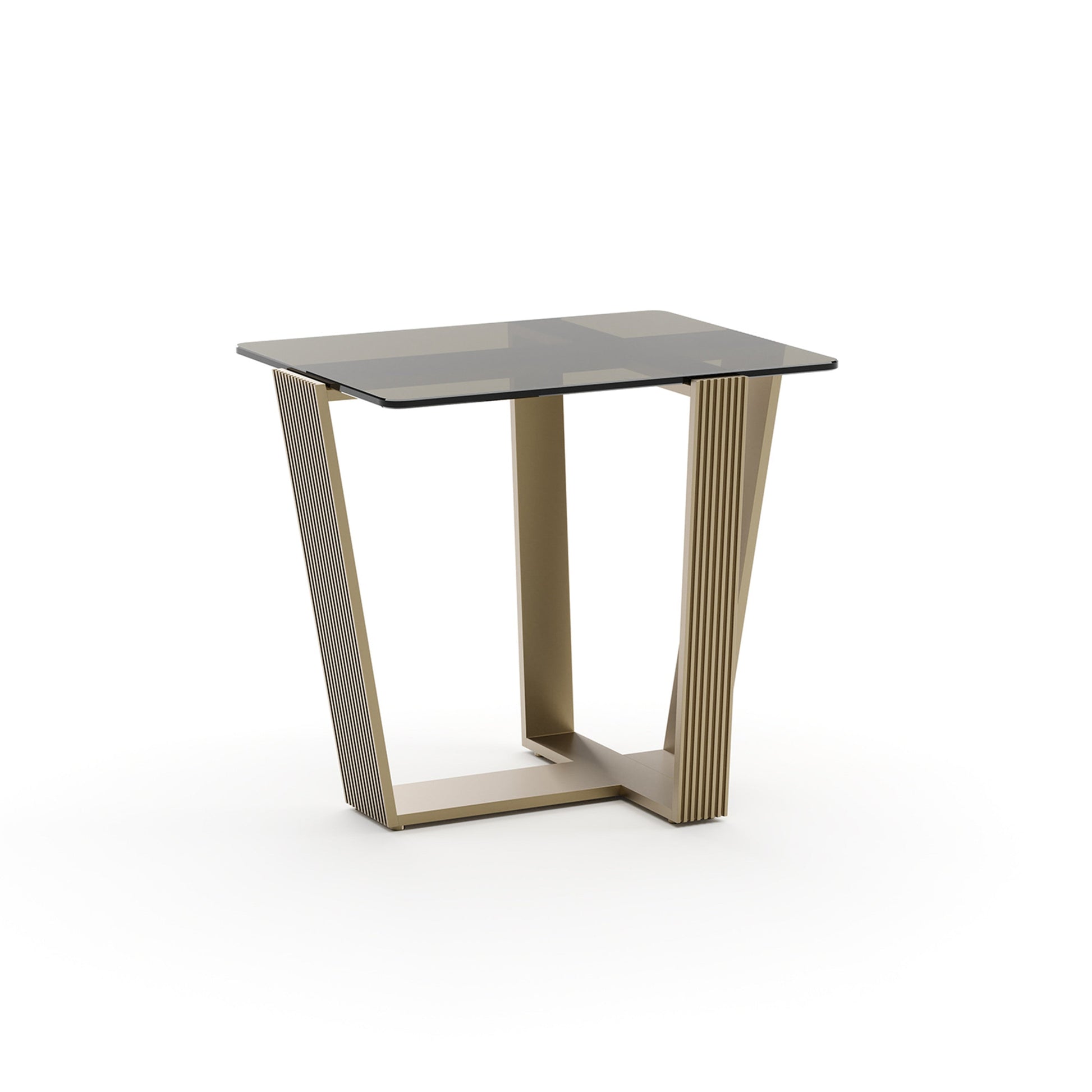 Counter Balance Side Table Brushed Gold 27" by Caracole - view 5