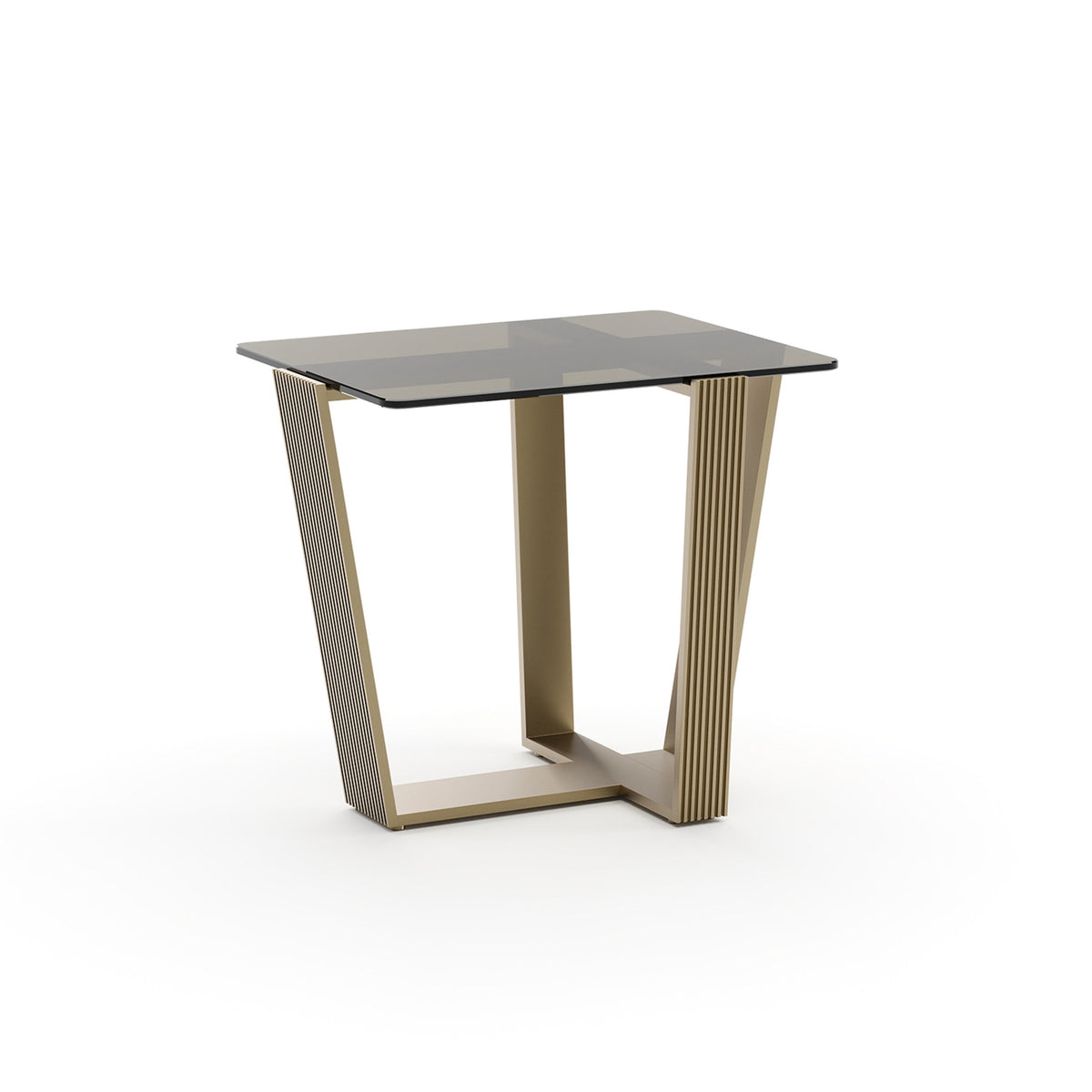 Counter Balance Side Table Brushed Gold 27" by Caracole - view 5