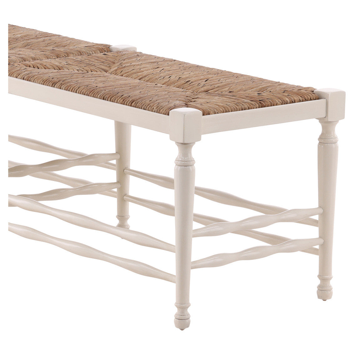 Cream Reed Bench - 60'