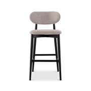 Lucia Bar Stool - Harvest Jute Seat - Ebano Frame by Urbia - product view