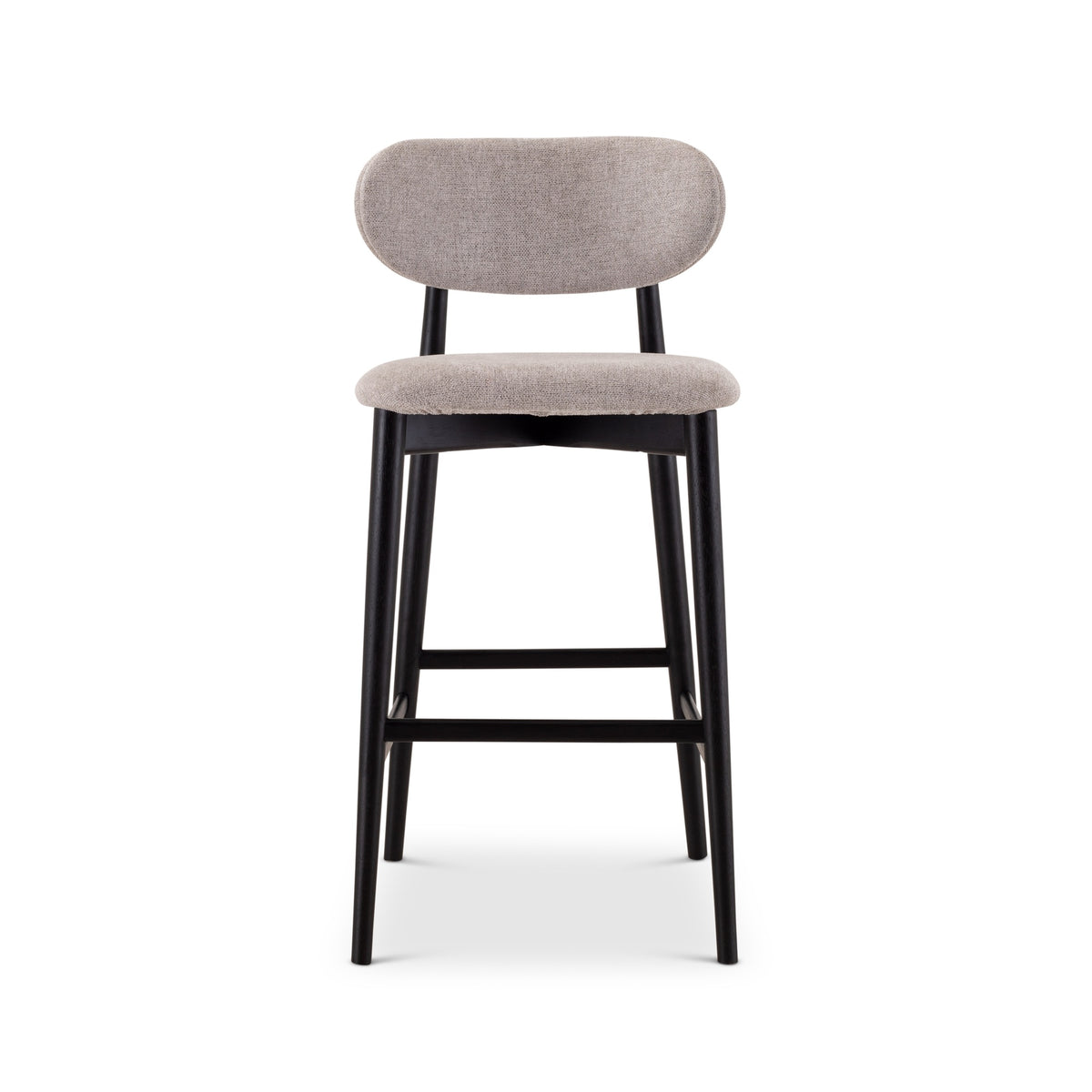 Lucia Bar Stool - Harvest Jute Seat - Ebano Frame by Urbia - product view