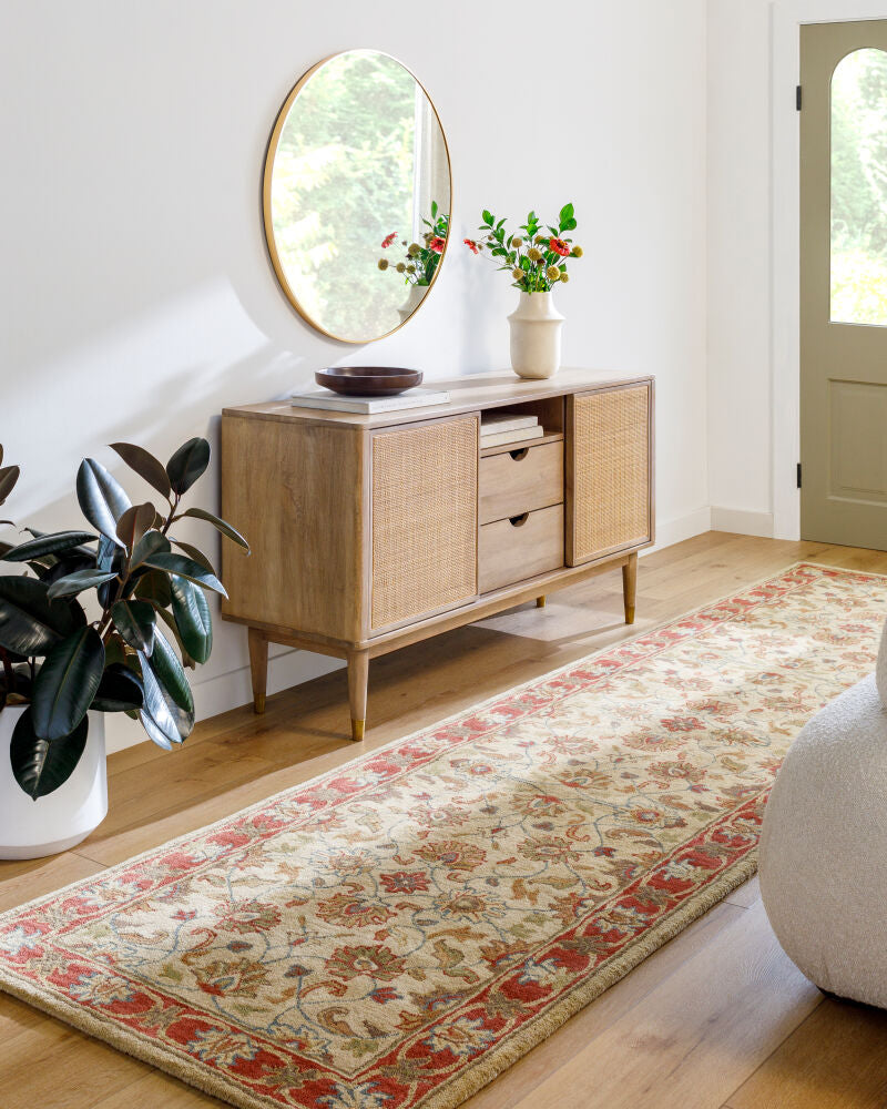 Caesar Brown/Tan Handmade Rug CAE-1001 - roomscene