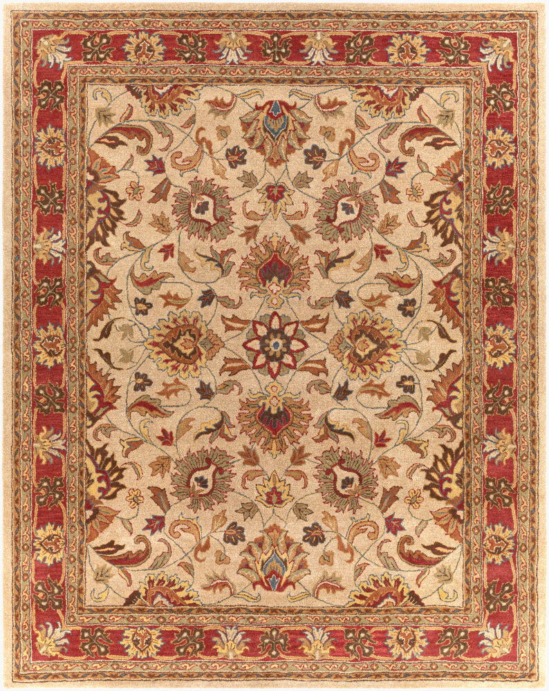 Caesar Brown/Tan Handmade Rug CAE-1001 - 10' x 14'
