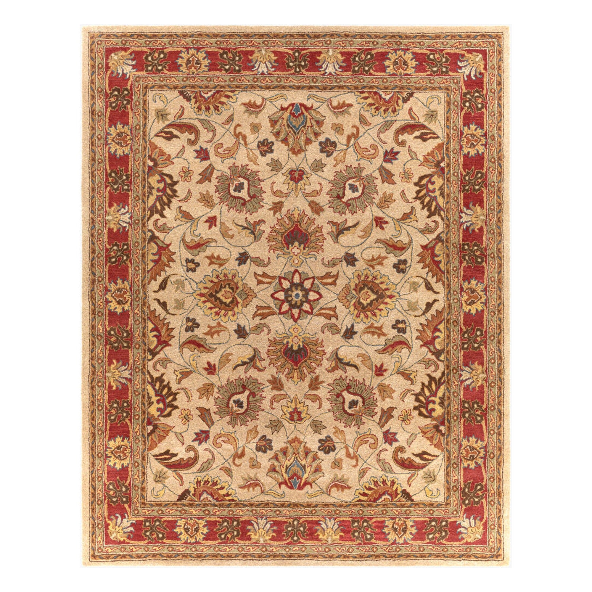 Caesar Brown/Tan Handmade Rug CAE-1001 - 10' x 14'