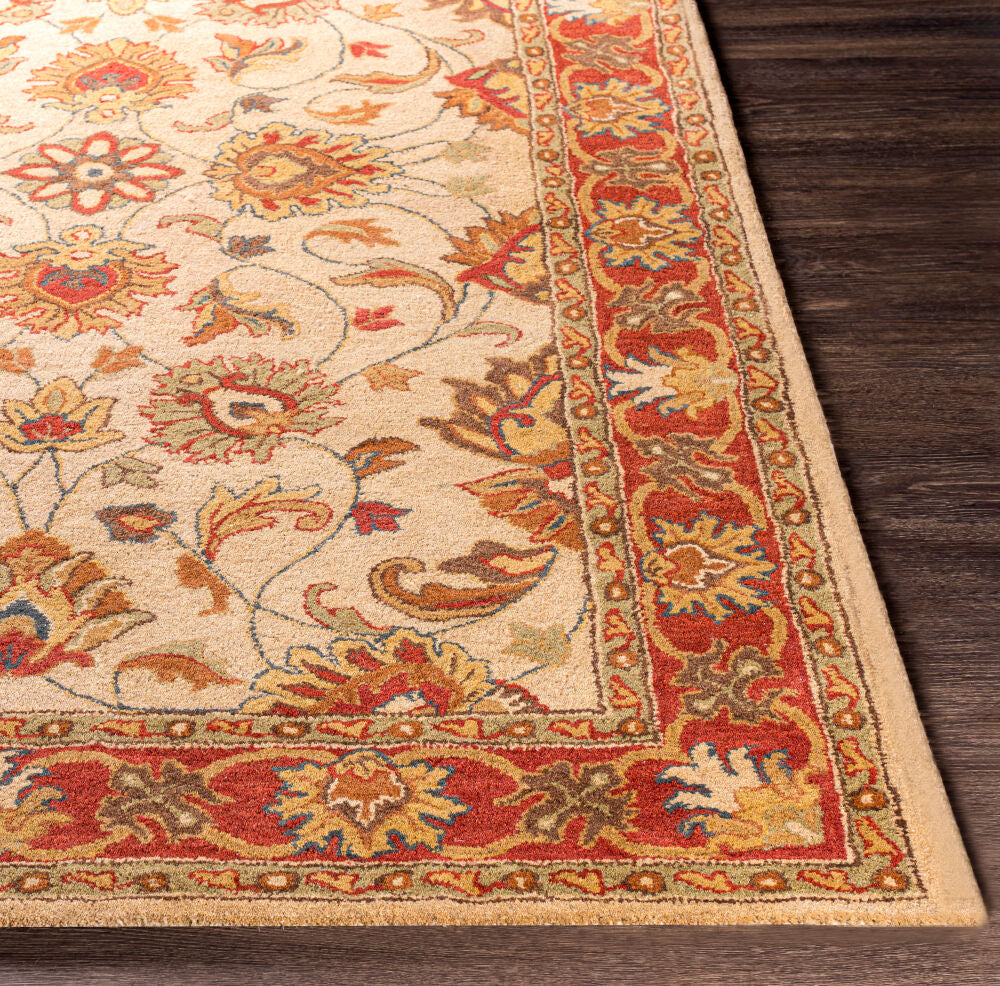 Caesar Brown/Tan Handmade Rug CAE-1001 - front