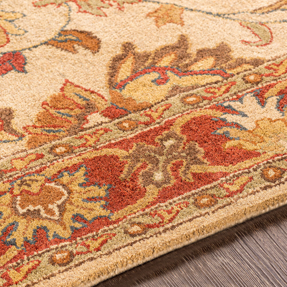 Caesar Brown/Tan Handmade Rug CAE-1001 - texture