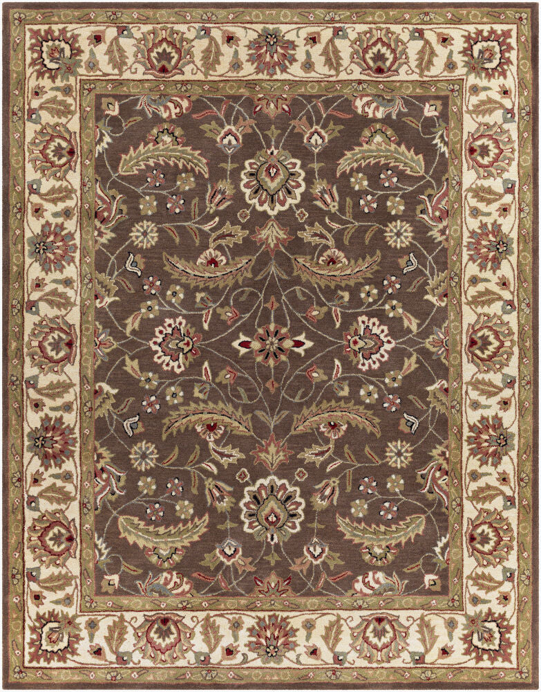 Caesar Black/Sage Handmade Rug - 10' x 14'