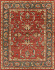 Caesar Dark Brown/Taupe Handmade Rug - 10' x 14'