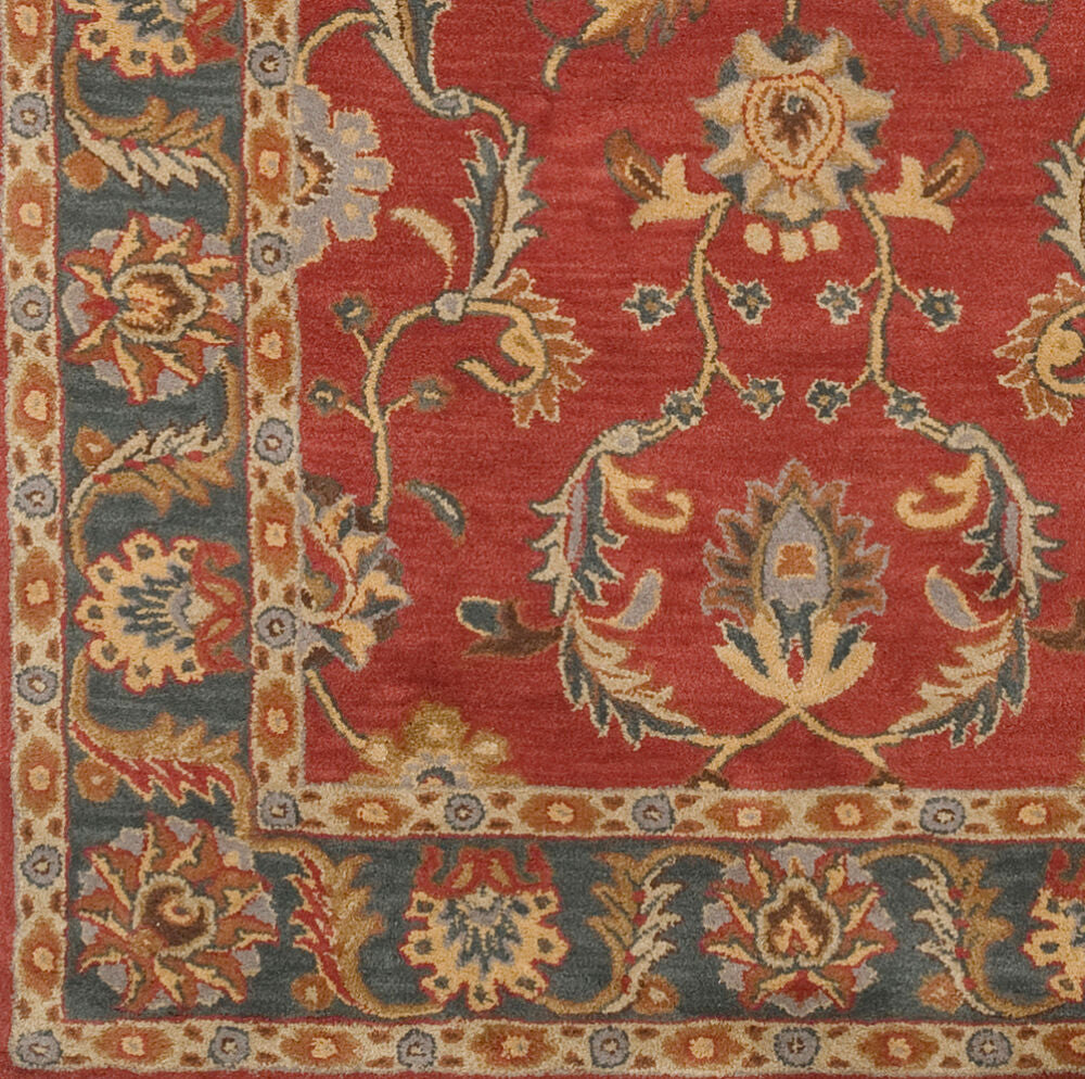 Caesar Dark Brown/Taupe Handmade Rug - swatch