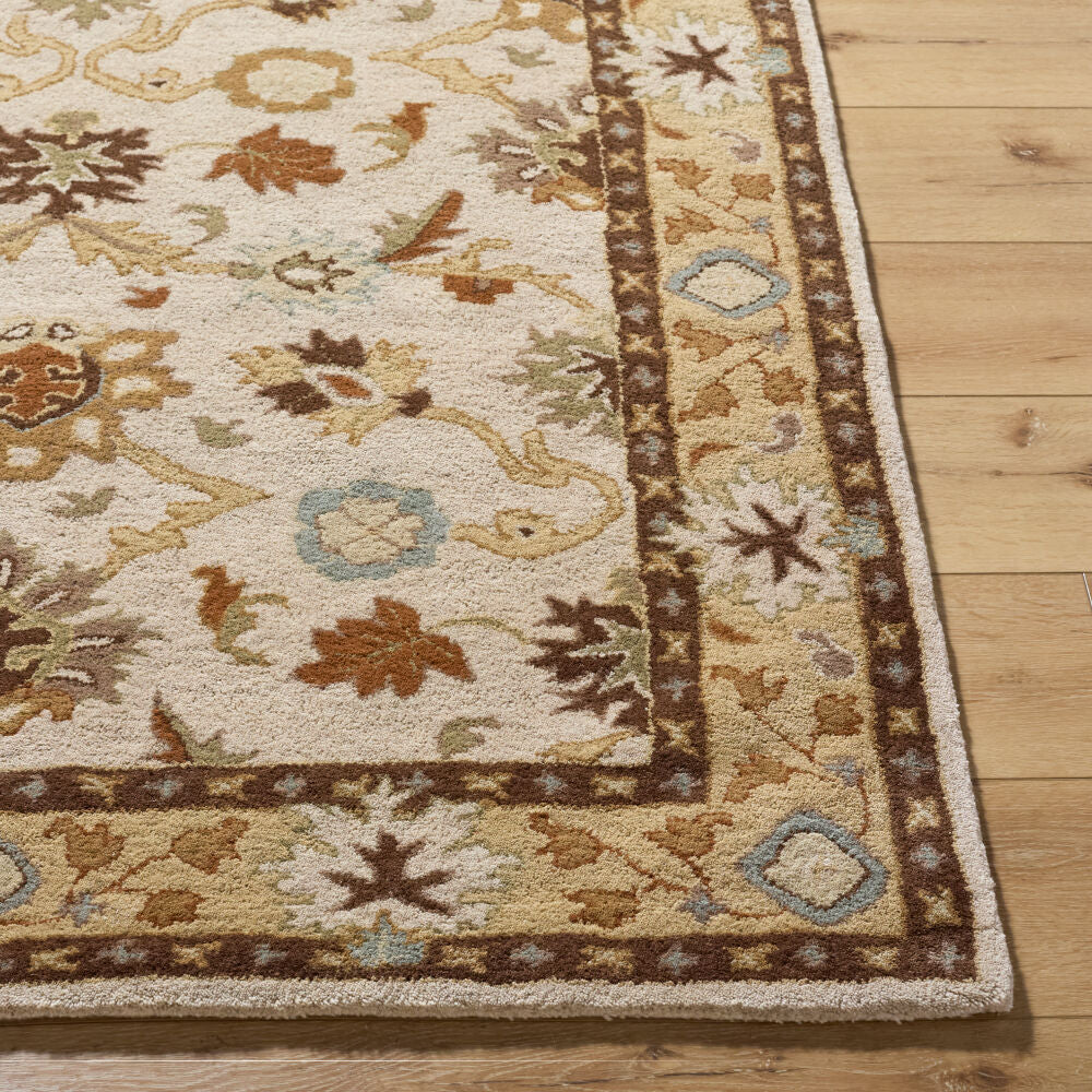 Caesar Brown/Taupe Handmade Rug CAE-1010 - front