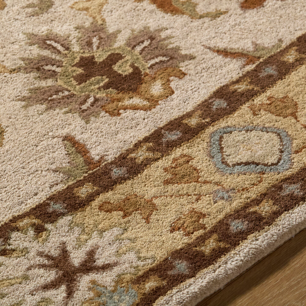 Caesar Brown/Taupe Handmade Rug CAE-1010 - texture