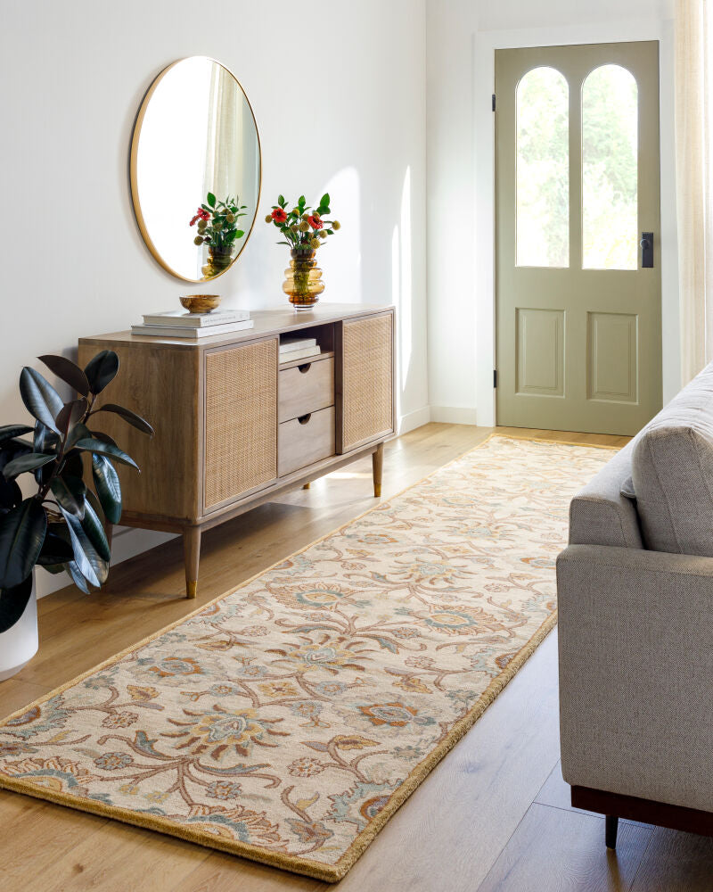 Caesar Brown/Tan Handmade Rug CAE-1012 - roomscene