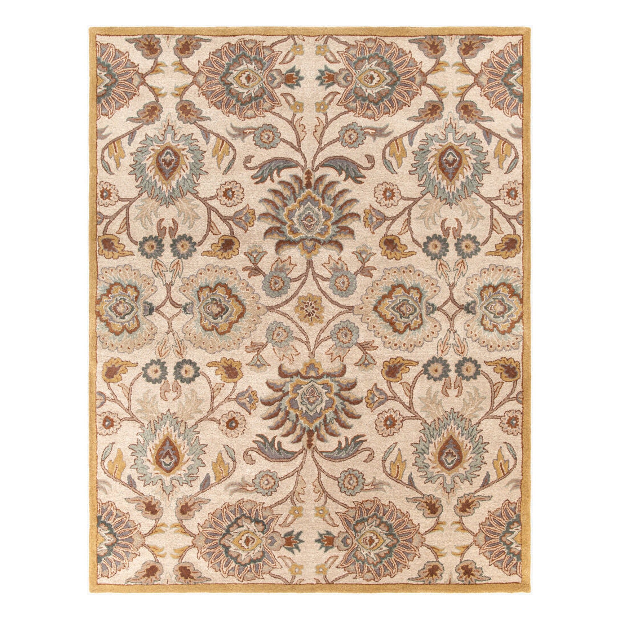Caesar Brown/Tan Handmade Rug CAE-1012 - 10' x 14'