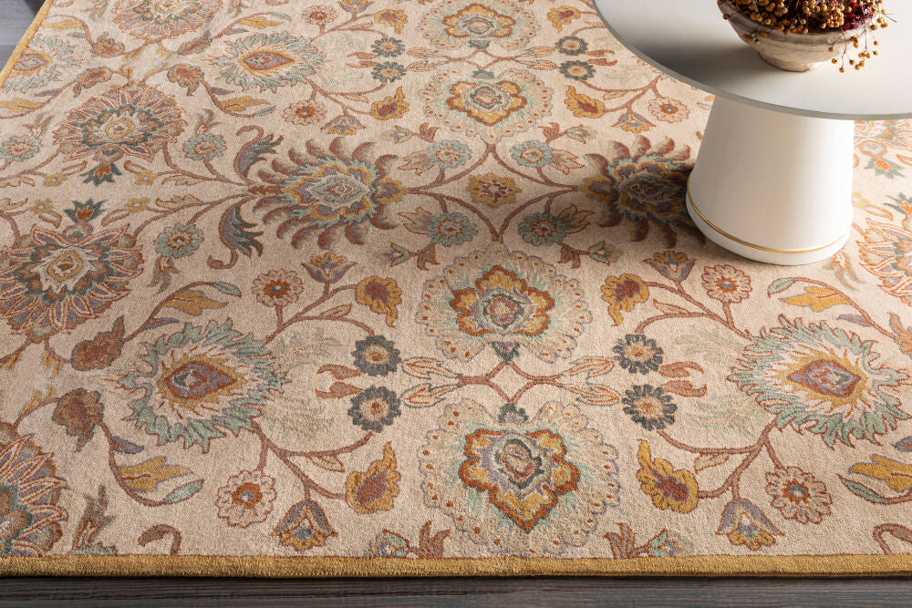 Caesar Brown/Tan Handmade Rug CAE-1012 - styleshot