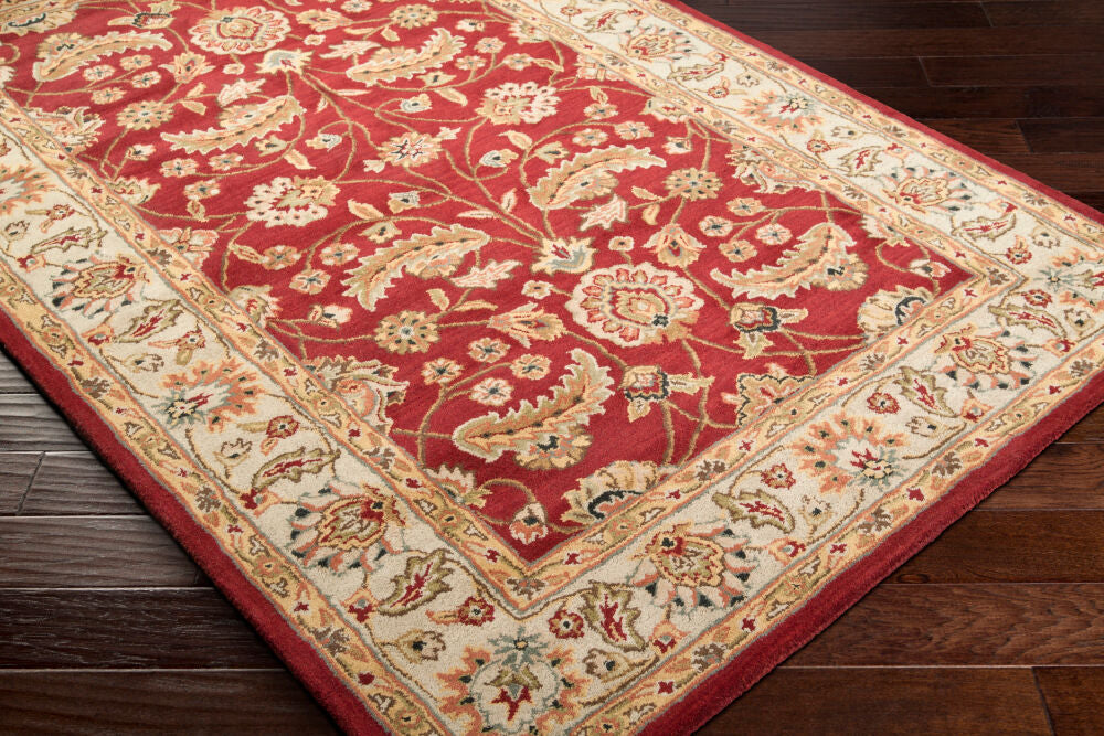 Caesar Black/Tan Handmade Rug CAE-1022 - corner