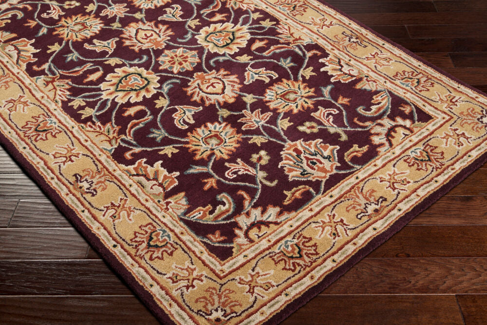 Caesar Beige/Tan Handmade Rug CAE-1024 - corner