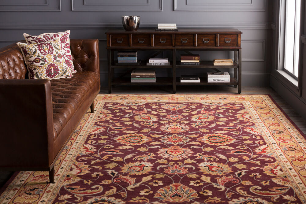 Caesar Beige/Tan Handmade Rug CAE-1024 - roomscene