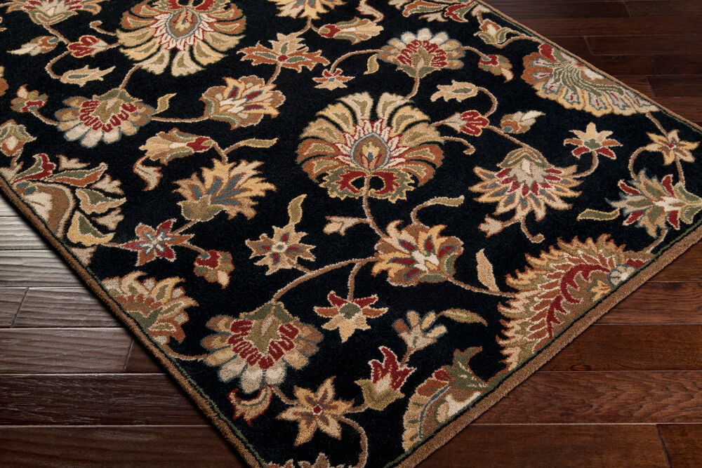 Caesar Beige/Tan Handmade Rug CAE-1027 - corner