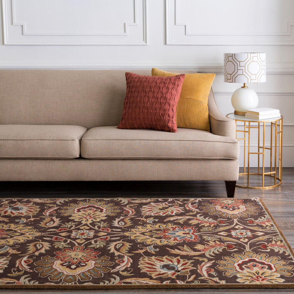 Caesar Black/Wheat Handmade Rug CAE-1028 - roomscene