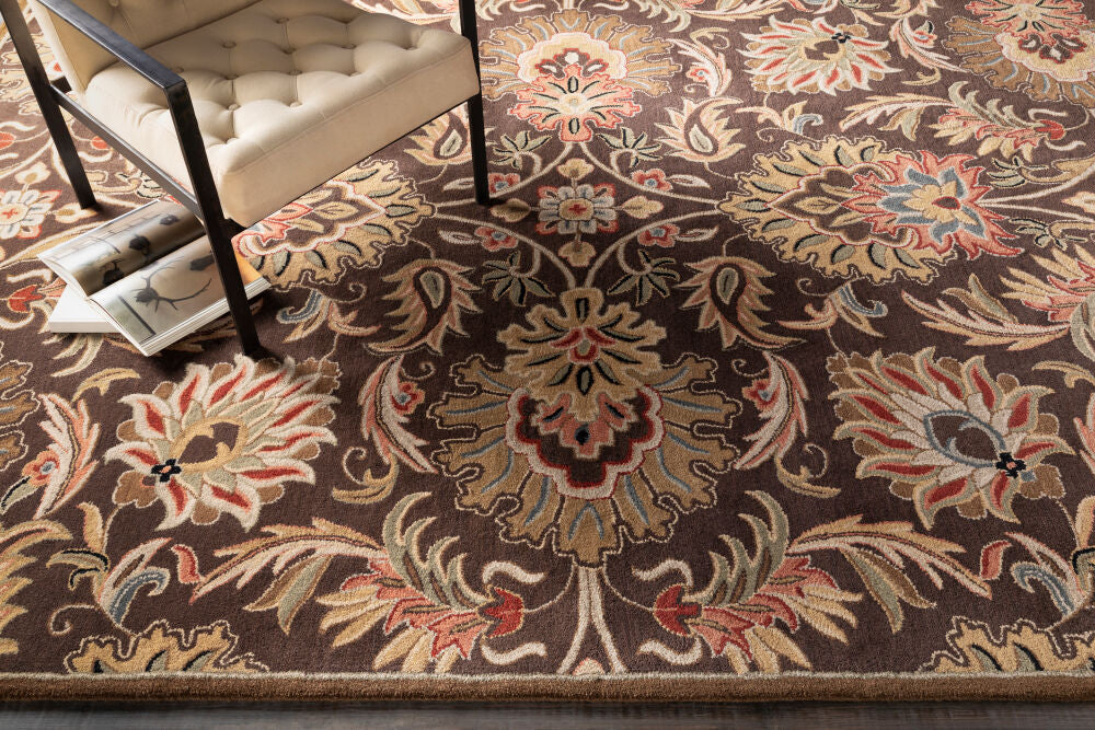Caesar Black/Wheat Handmade Rug CAE-1028 - styleshot