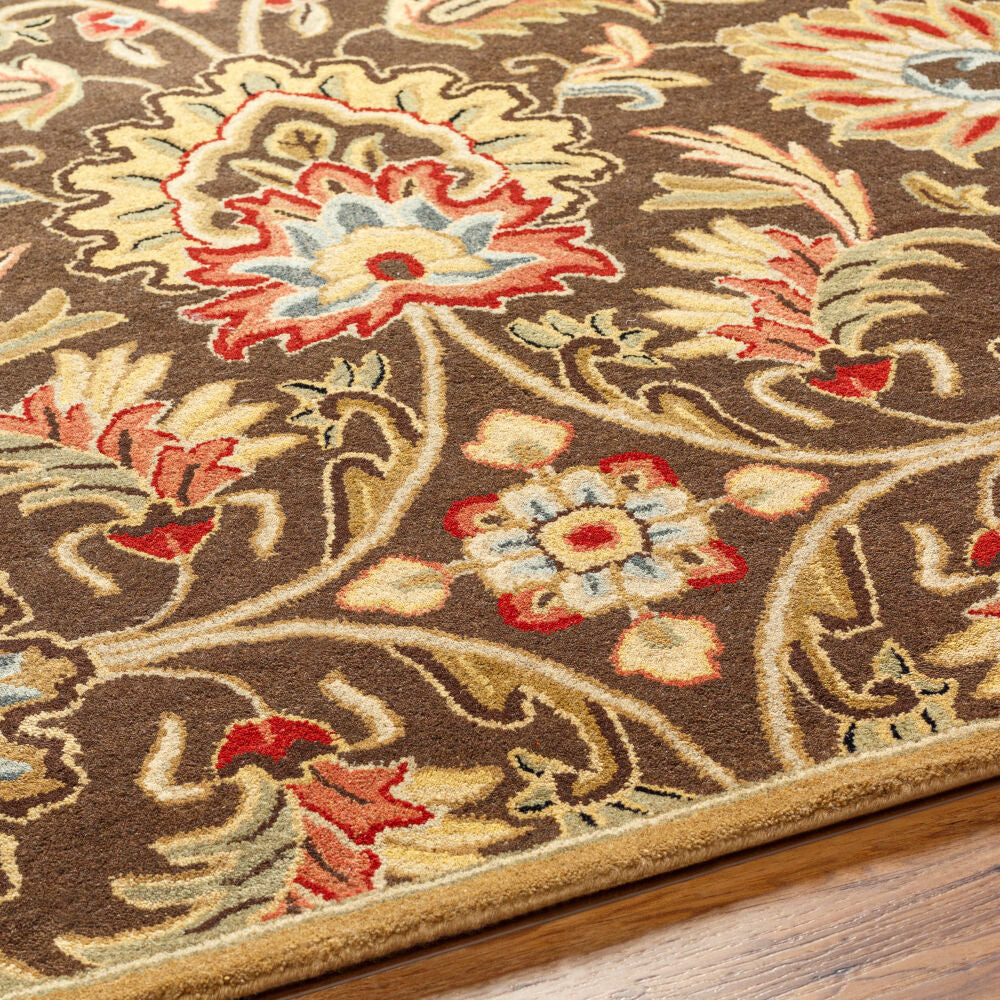 Caesar Black/Wheat Handmade Rug CAE-1028 - texture