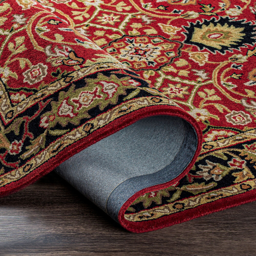 Caesar Beige/Tan Handmade Rug CAE-1031 - fold
