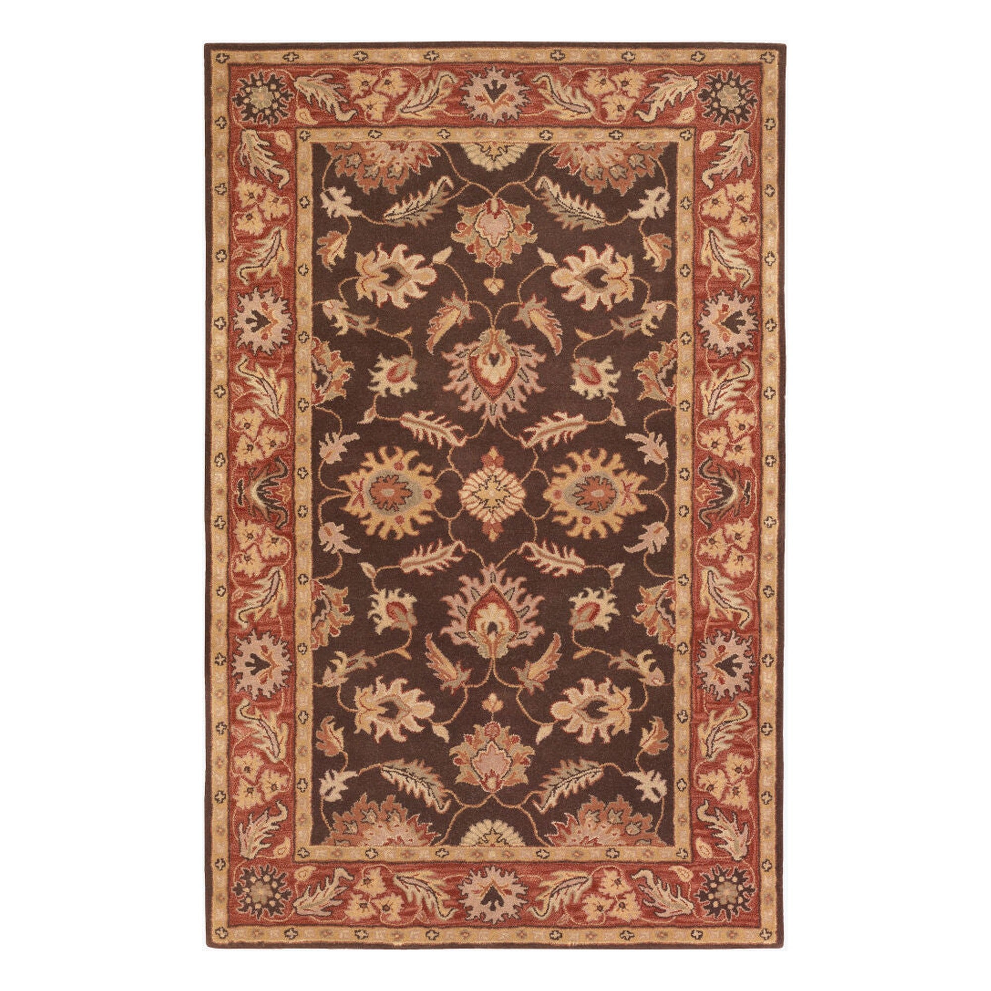 Caesar Beige/Rust Handmade Rug CAE-1036 - 10' x 14'