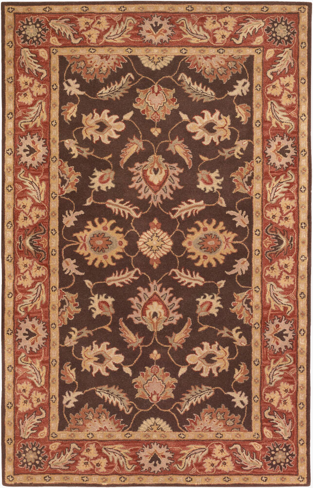 Caesar Beige/Rust Handmade Rug CAE-1036 - 10' x 14'