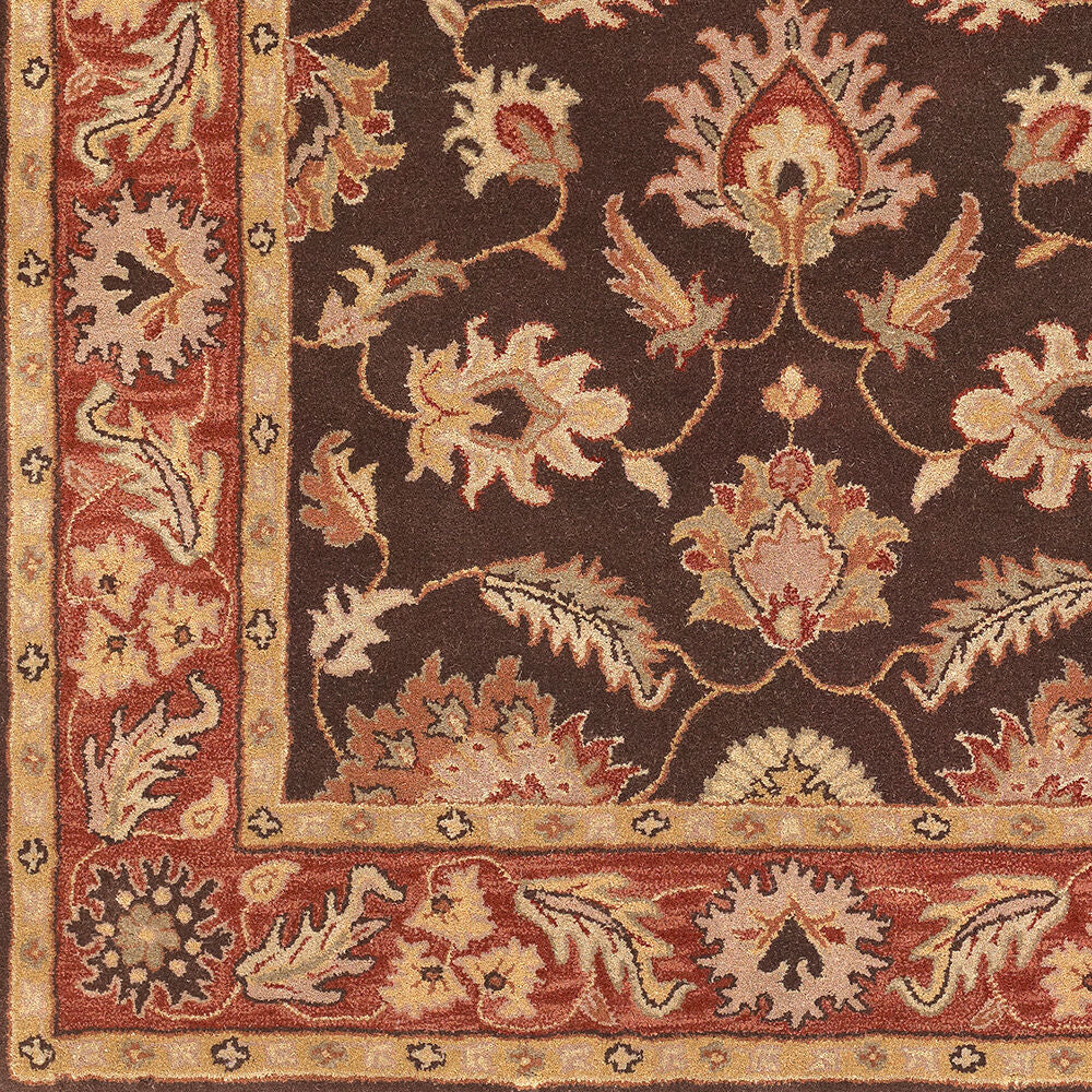 Caesar Beige/Rust Handmade Rug CAE-1036 - swatch
