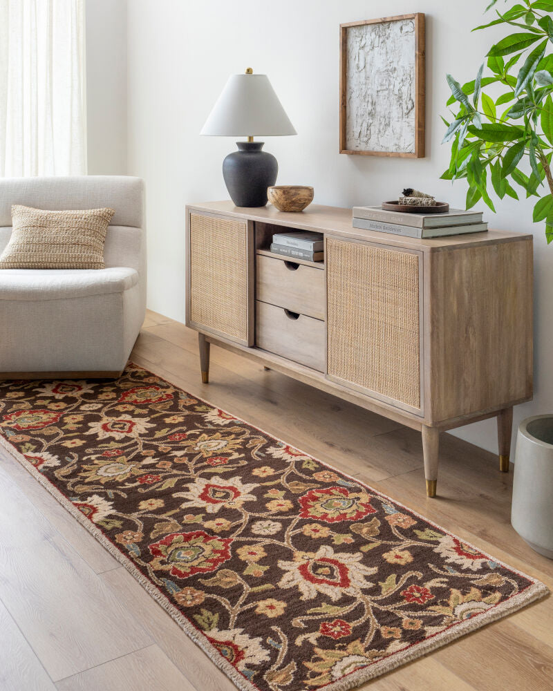 Caesar Brown/Tan Handmade Rug CAE-1051 - roomscene