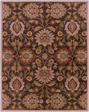 Caesar Brown/Tan Handmade Rug CAE-1051 - 10' x 14'