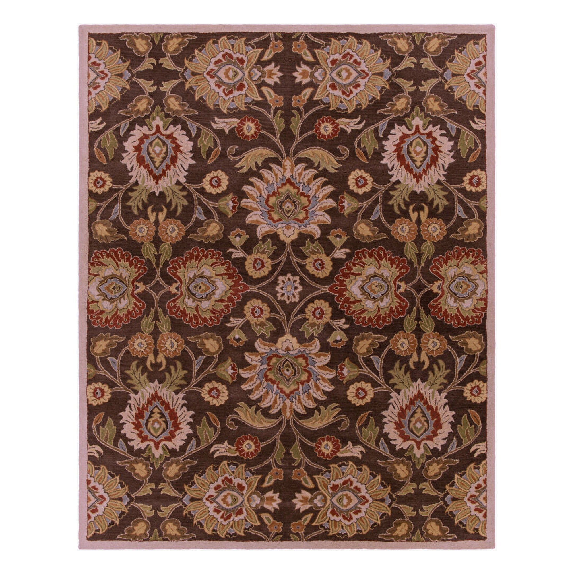 Caesar Brown/Tan Handmade Rug CAE-1051 - 10' x 14'
