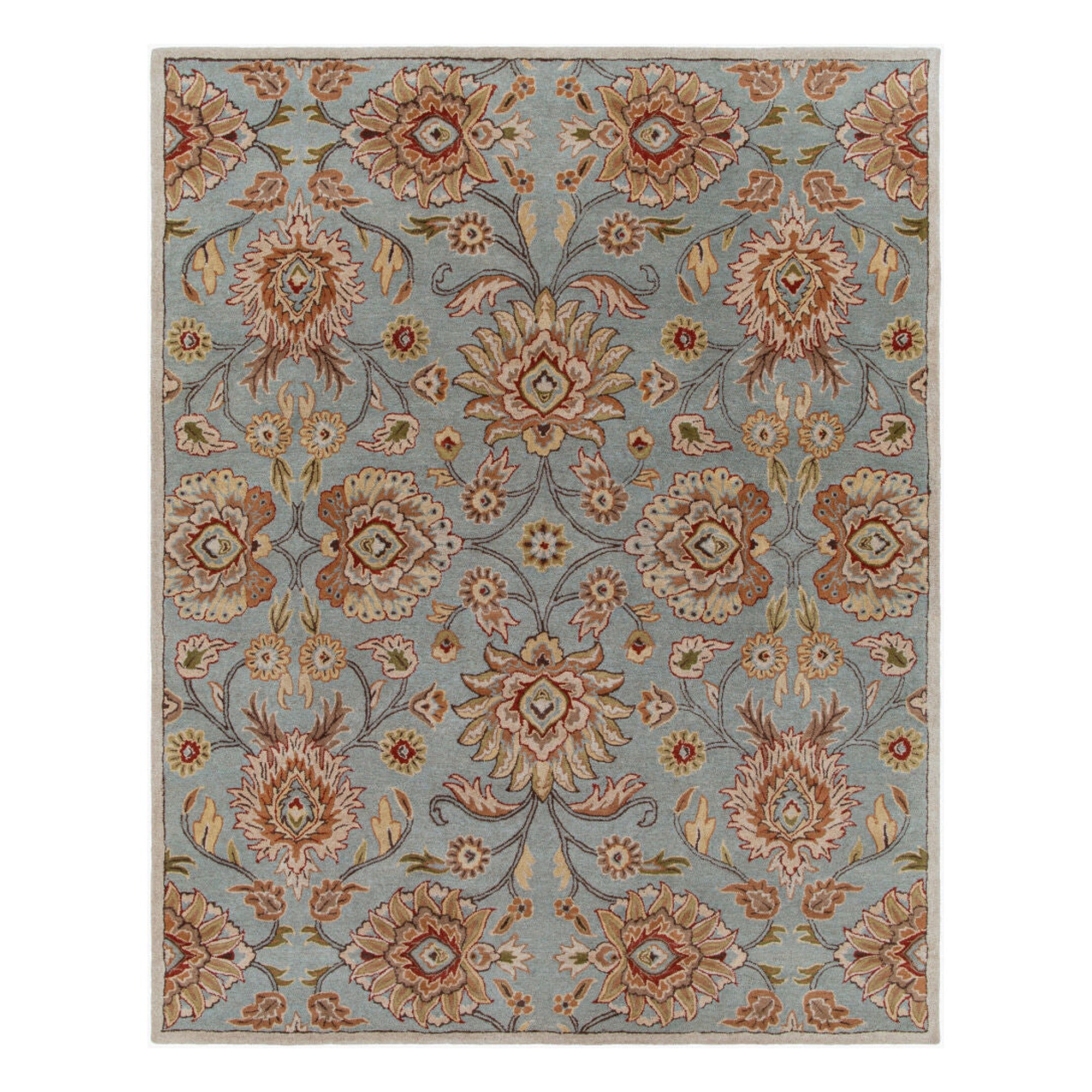Caesar Brown/Tan Handmade Rug CAE-1052 - 10' x 14'