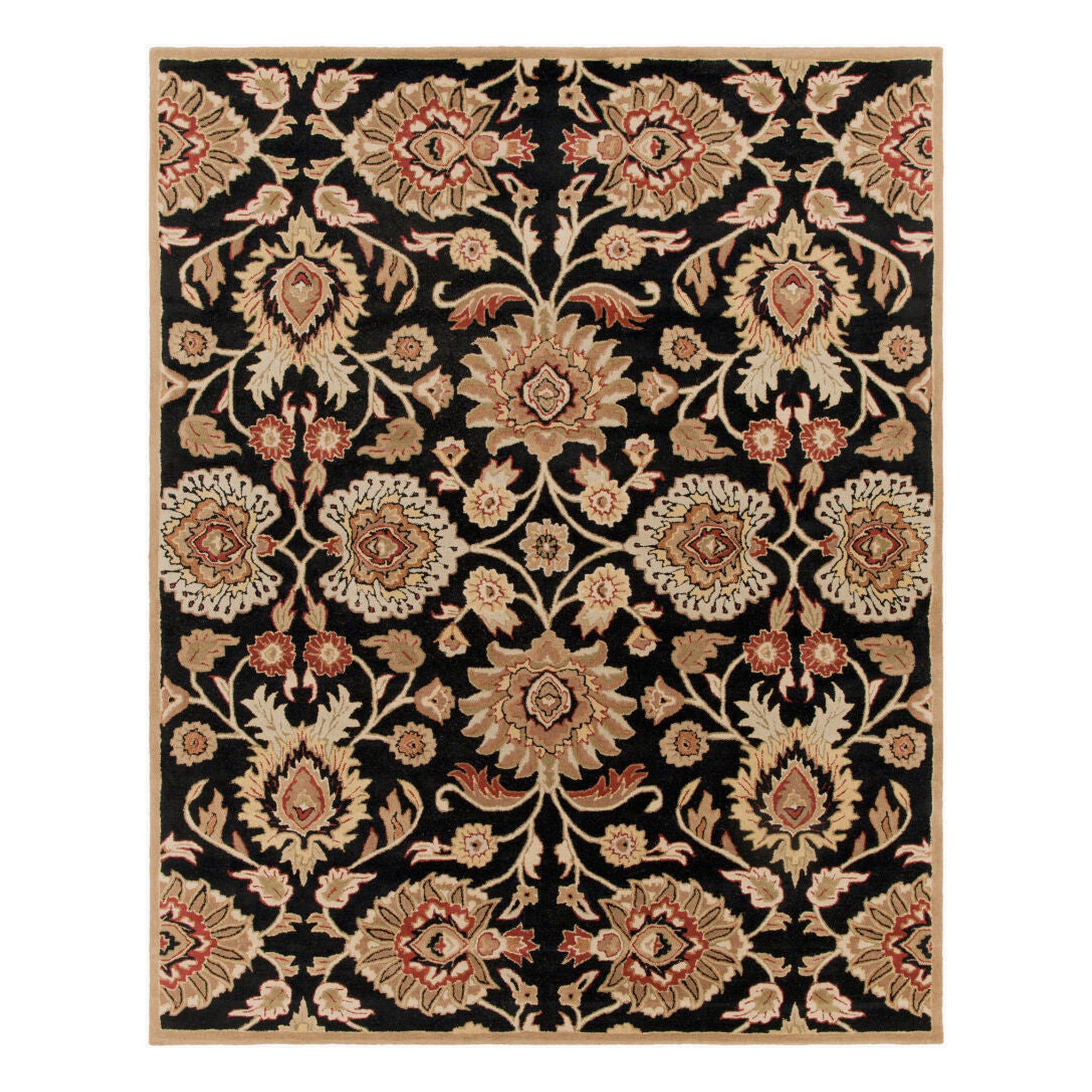 Caesar Black/Wheat Handmade Rug CAE-1053 - 10' x 14'