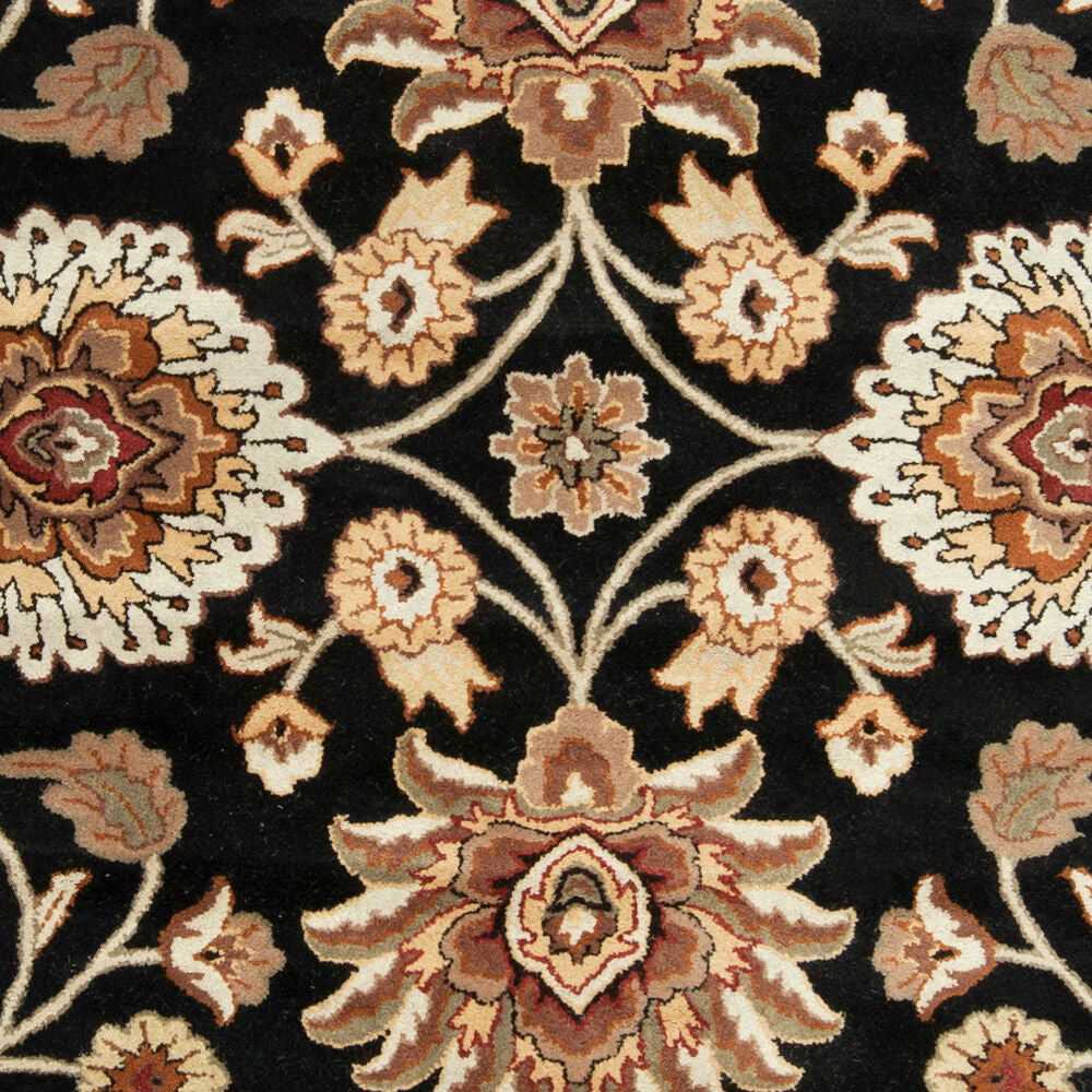 Caesar Black/Wheat Handmade Rug CAE-1053 - swatch