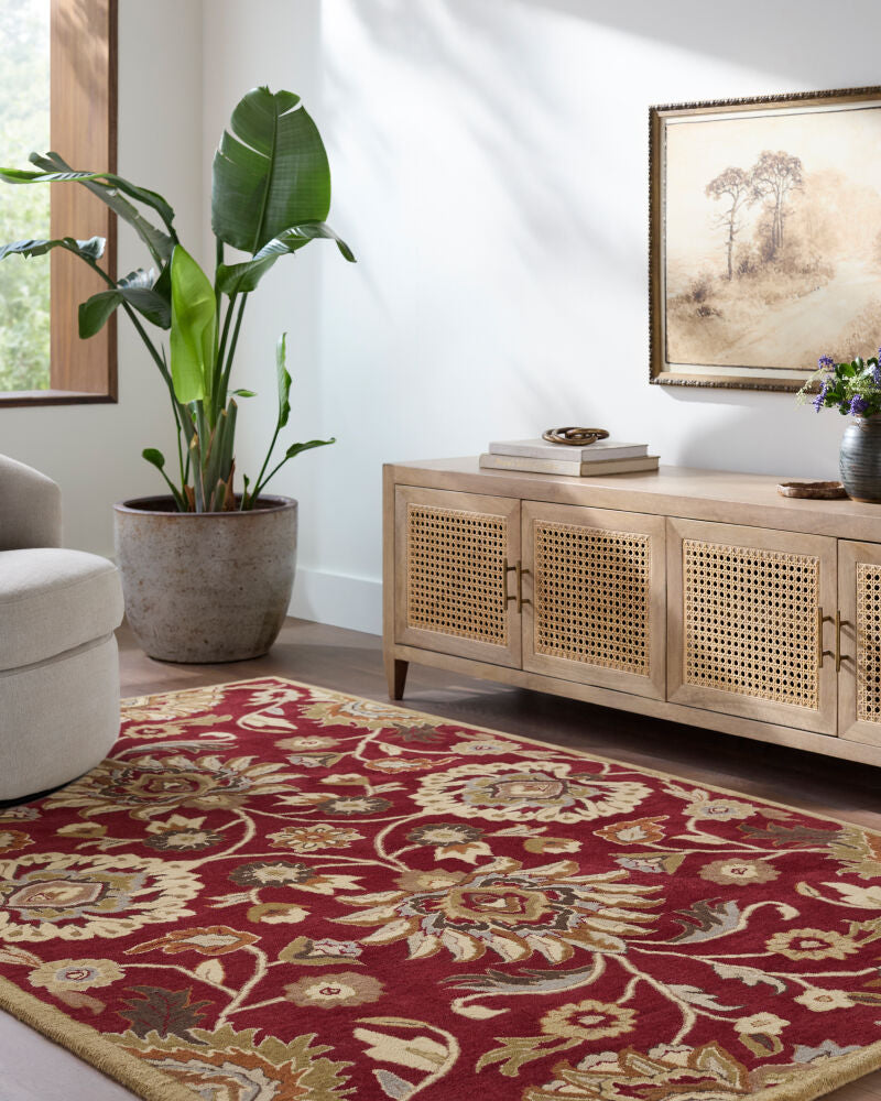 Caesar Black/Wheat Handmade Rug CAE-1061 - roomscene