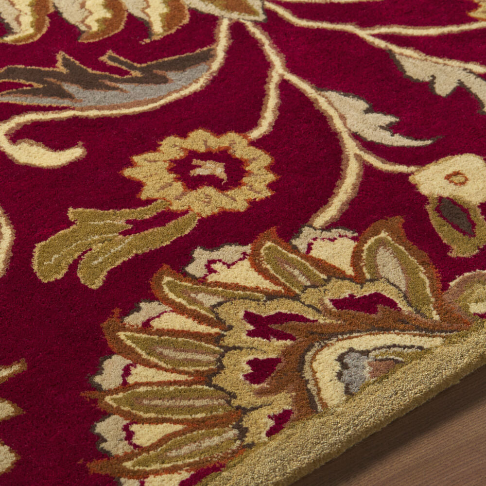Caesar Black/Wheat Handmade Rug CAE-1061 - texture