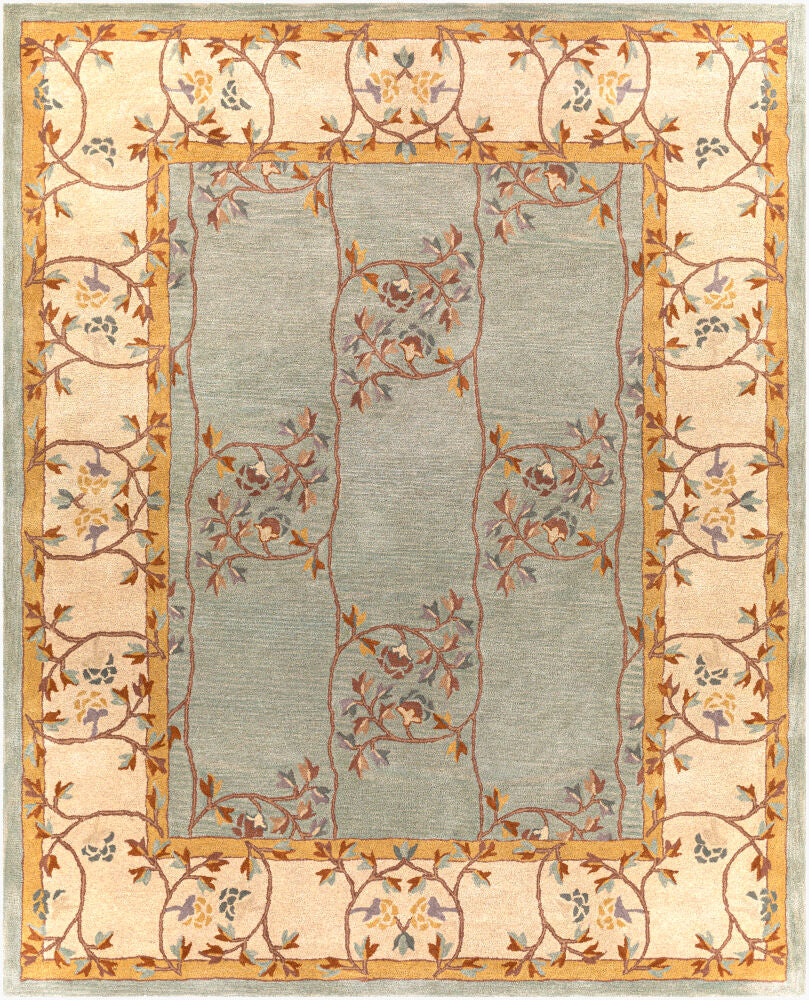 Caesar Beige/Sage Handmade Rug CAE-1100 - 10' x 14'