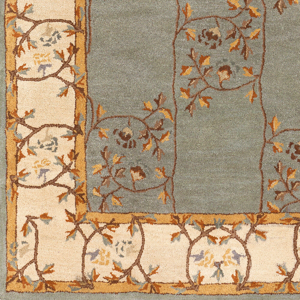 Caesar Beige/Sage Handmade Rug CAE-1100 - swatch
