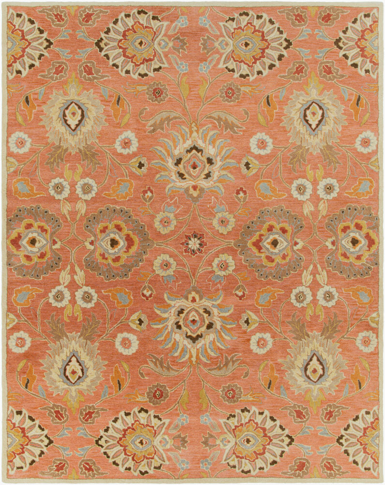 Caesar Beige/Rust Handmade Rug CAE-1107 - 10' x 14'