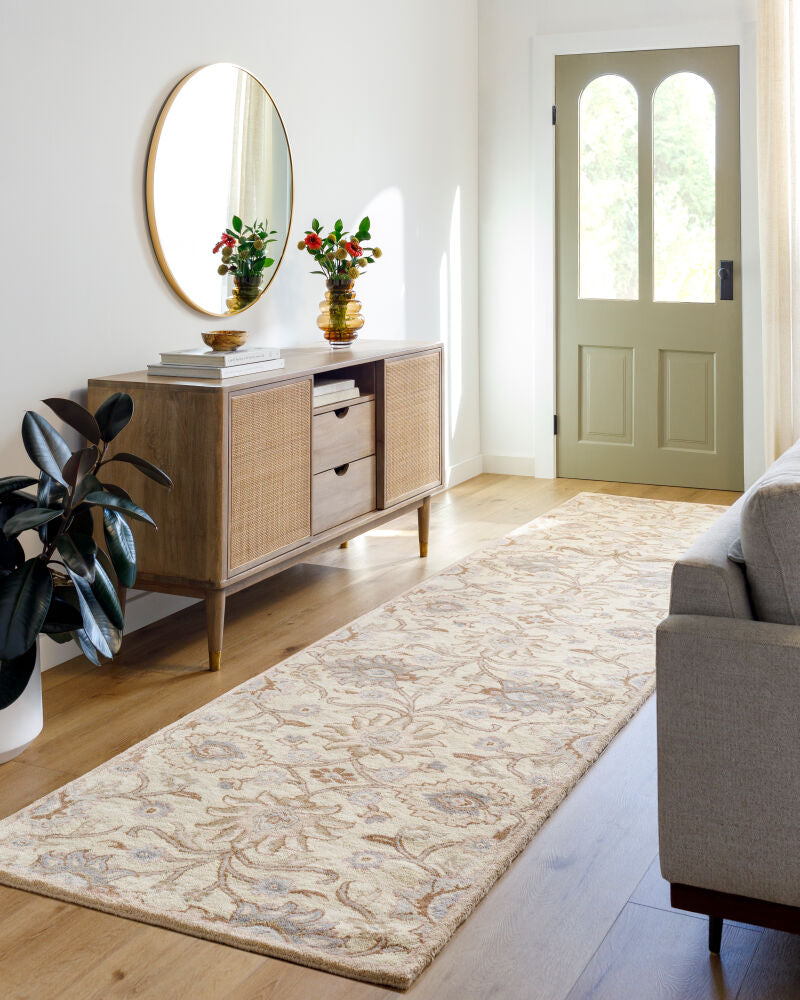 Caesar Brown/Taupe Handmade Rug CAE-1109 - roomscene