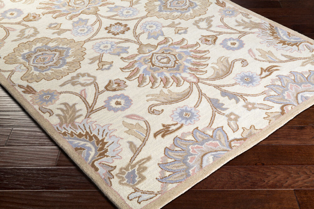 Caesar Brown/Taupe Handmade Rug CAE-1109 - corner