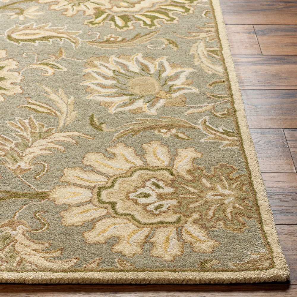 Caesar Gray/Sage Handmade Rug - front