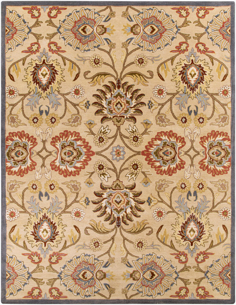 Caesar Blue/Wheat Handmade Rug - 10' x 14'