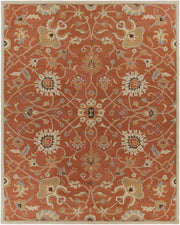 Caesar Black/Sky Blue Handmade Rug - 10' x 14'