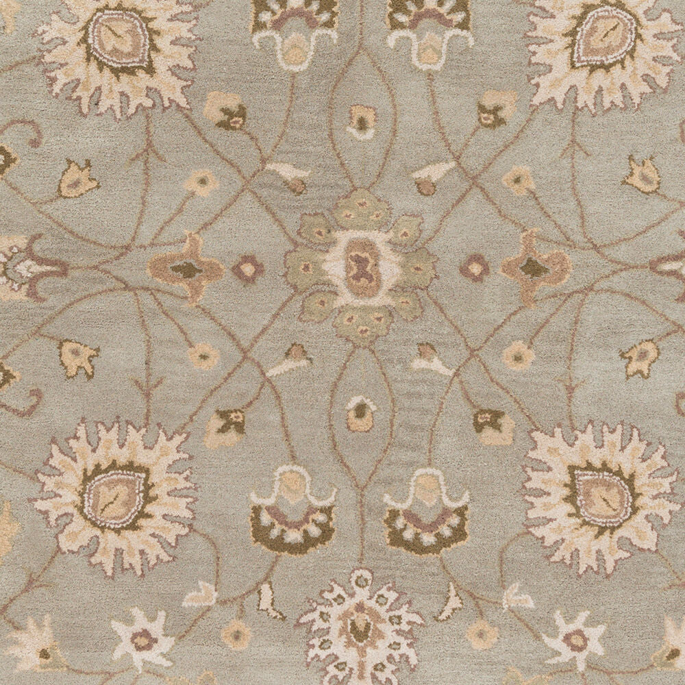 Caesar Gray/Olive Handmade Rug - swatch